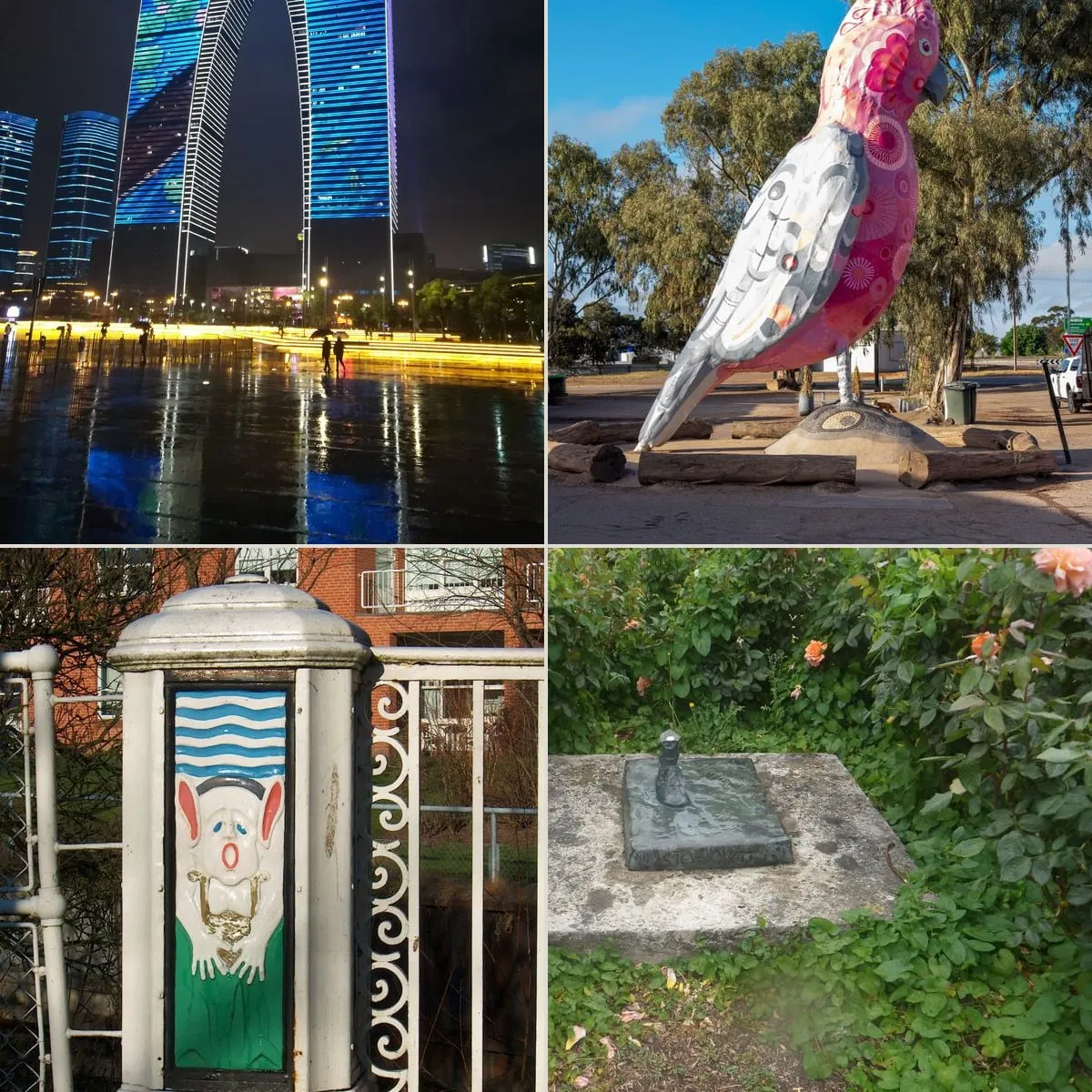 Landmarks with a punchline