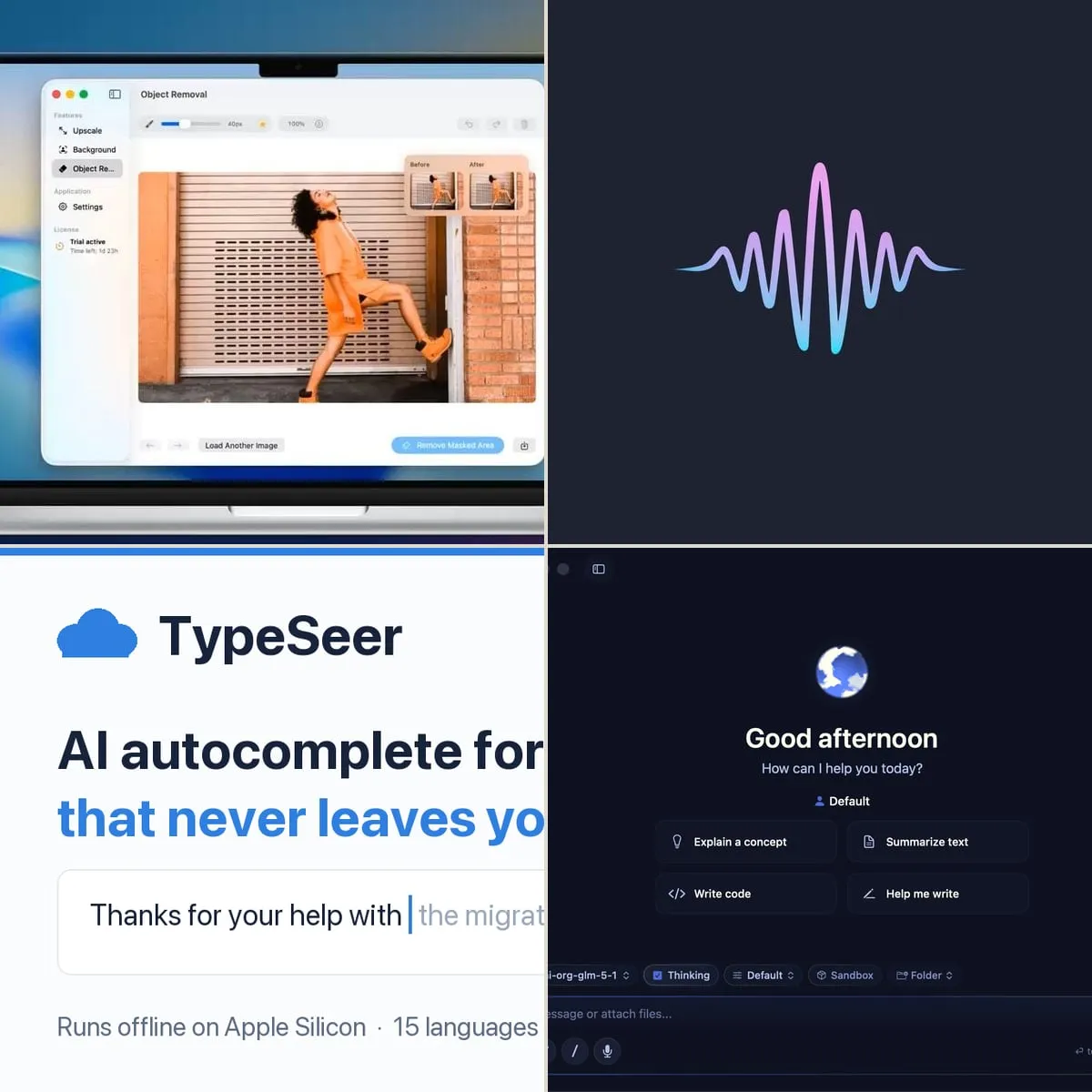 Local AI, on your own Mac