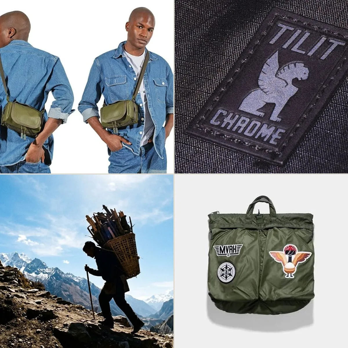 The bag is the shape of what goes in it