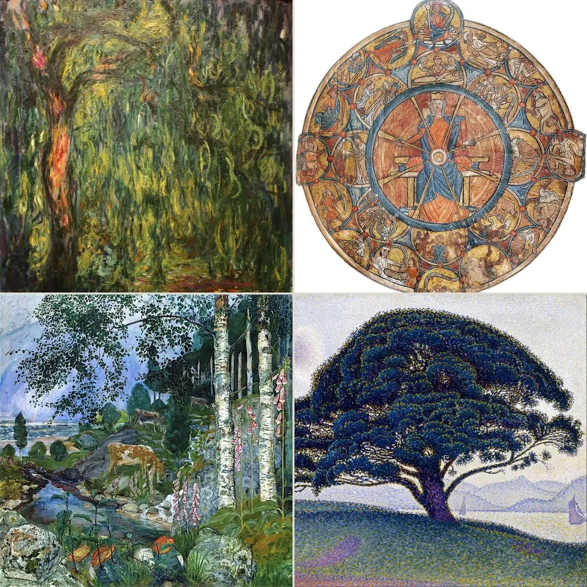 One subject, many painters