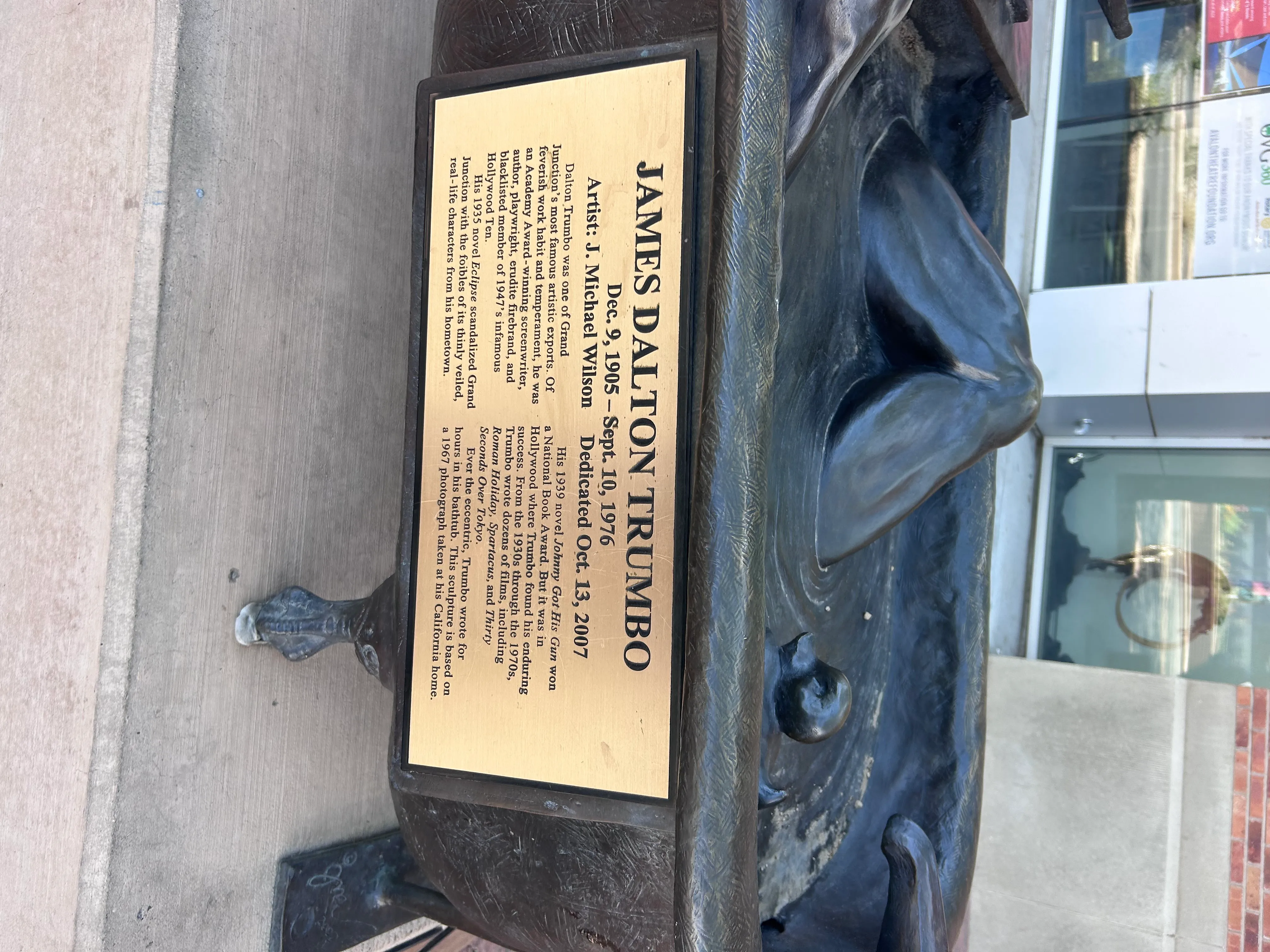 James Dalton Trumbo Statue