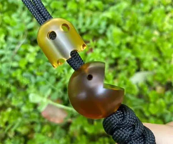 Pac & Ghost Ultem Lanyard Beads