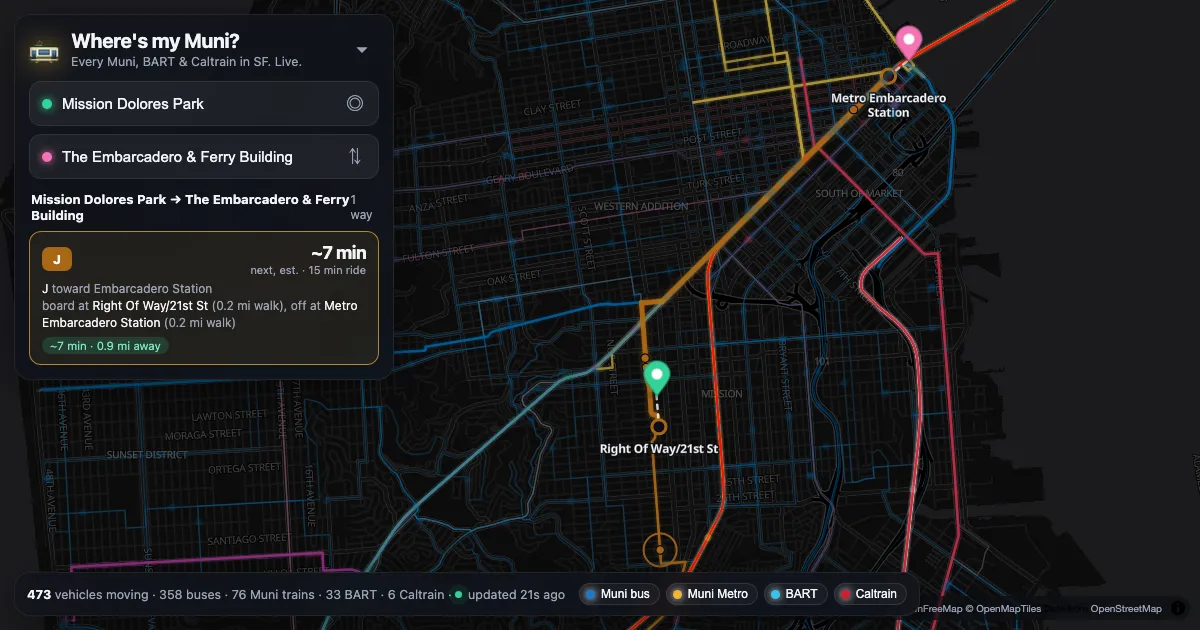 Where's My Muni?