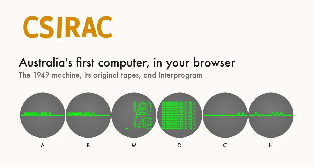 CSIRAC Emulator