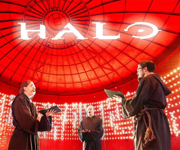 The Halo Theme, Sung in an Oil Tank