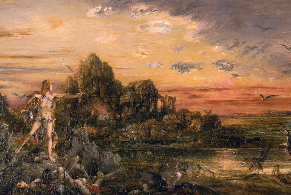 Heracles' Labours 4 Through 8, in Paint