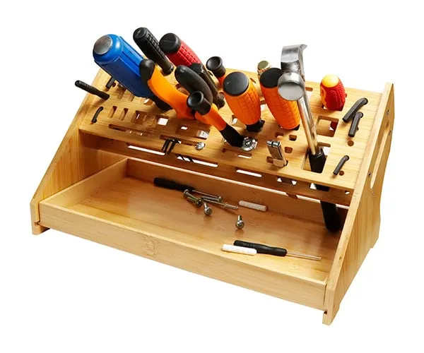 Bamboo Tool Organizer
