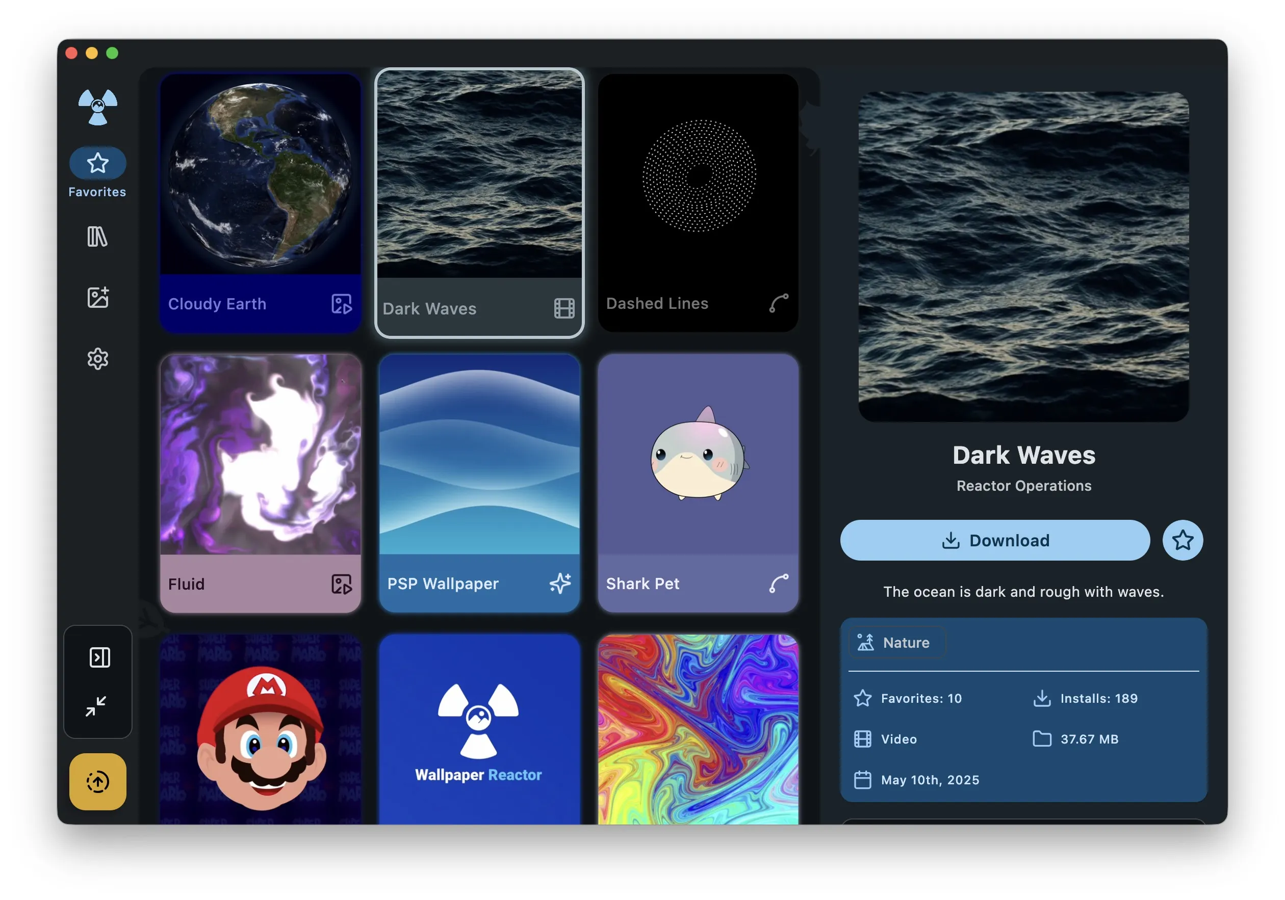 Wallpaper Reactor Lite