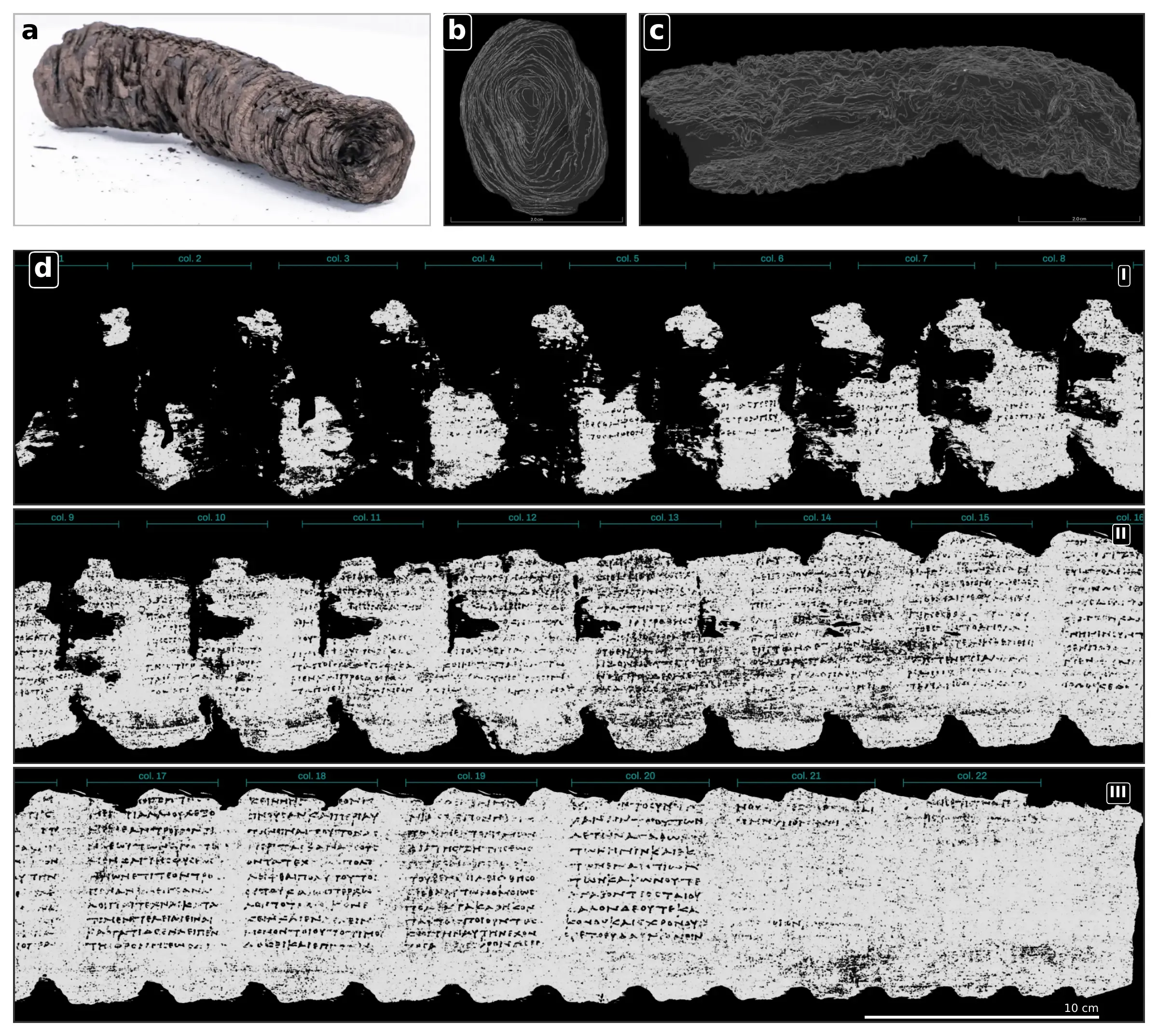 The First Herculaneum Scroll, Read