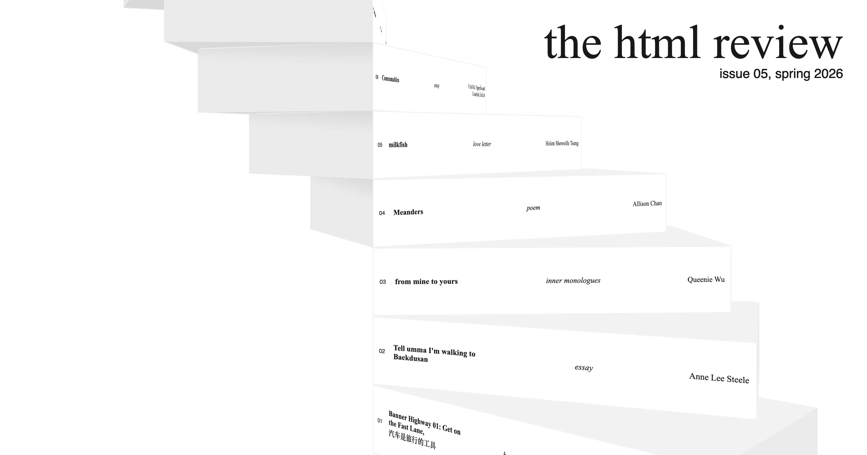 The HTML Review, Issue 05