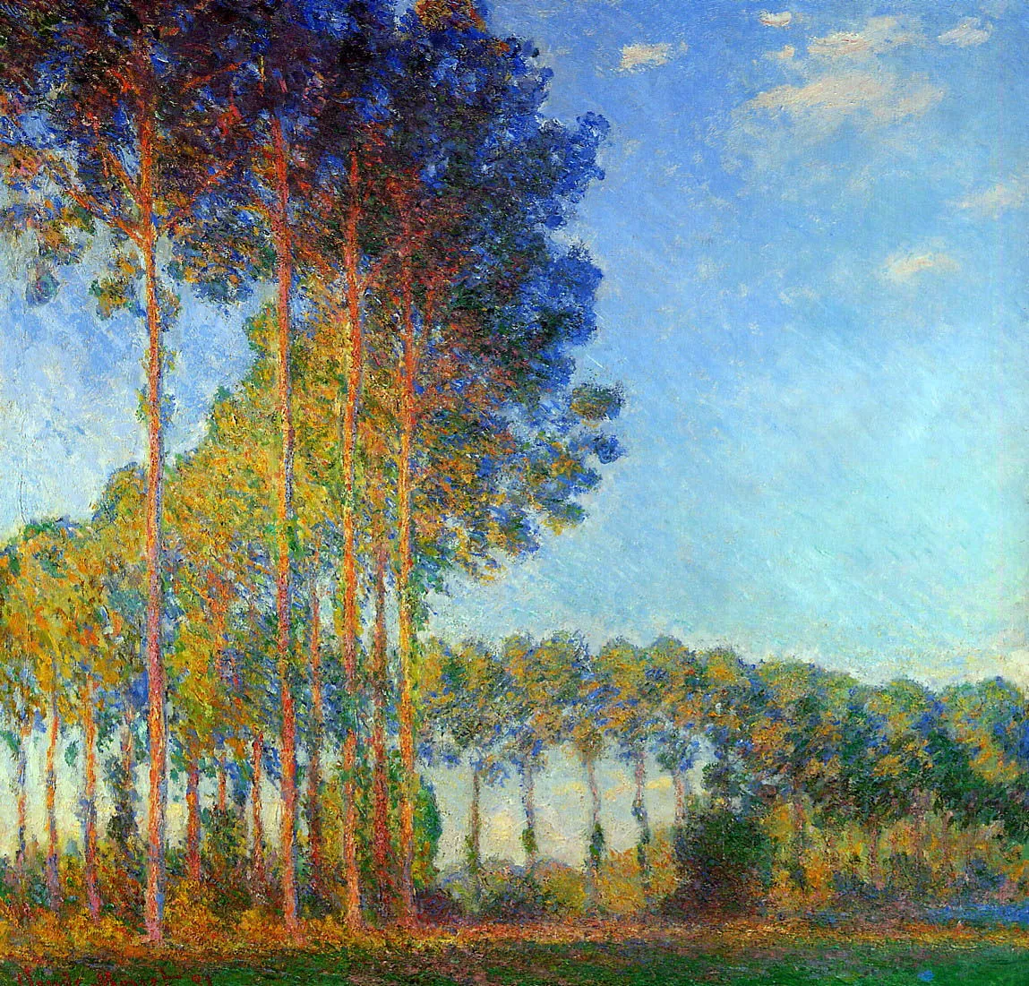Monet's Poplars