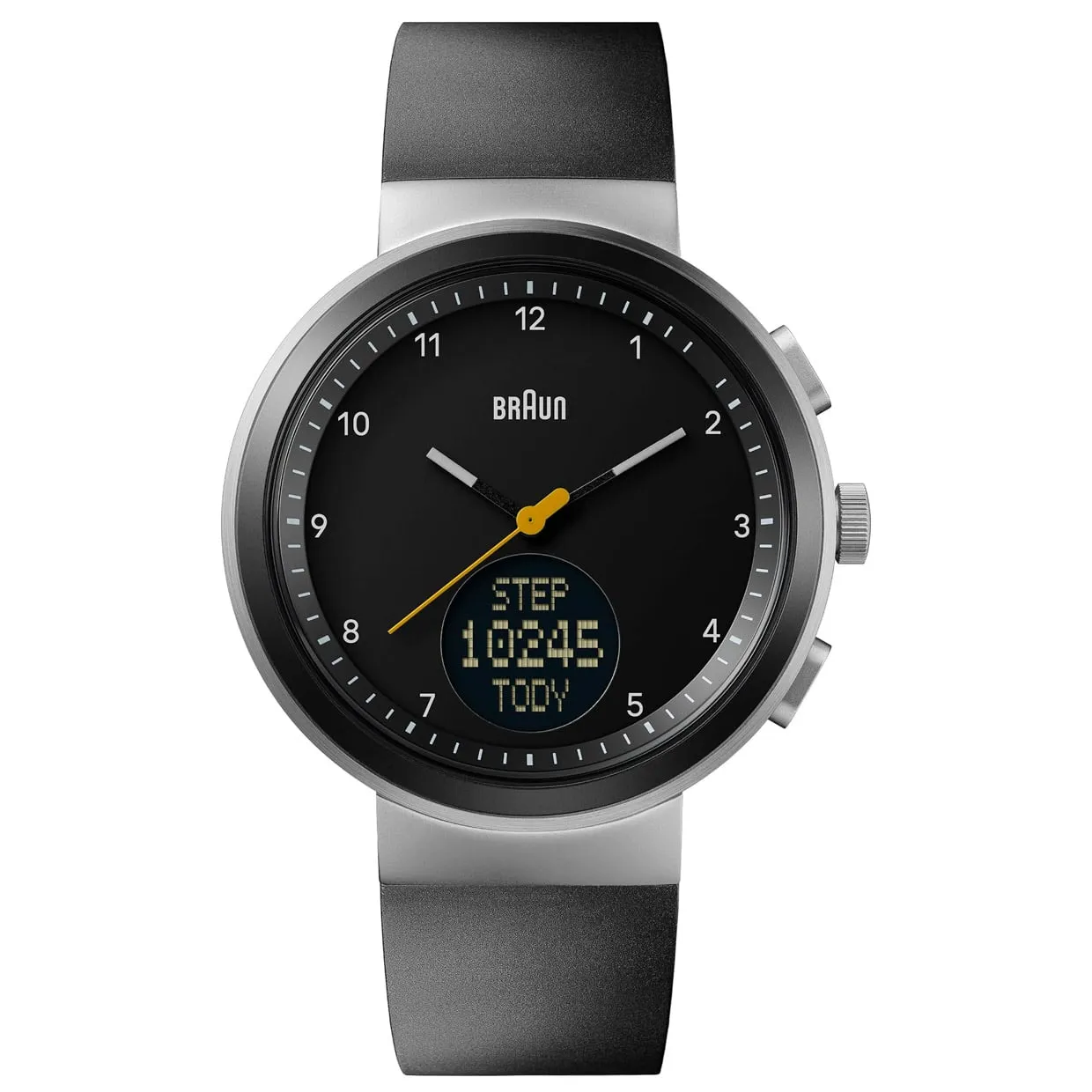 Braun Analog-Digital Watch with Step Counter