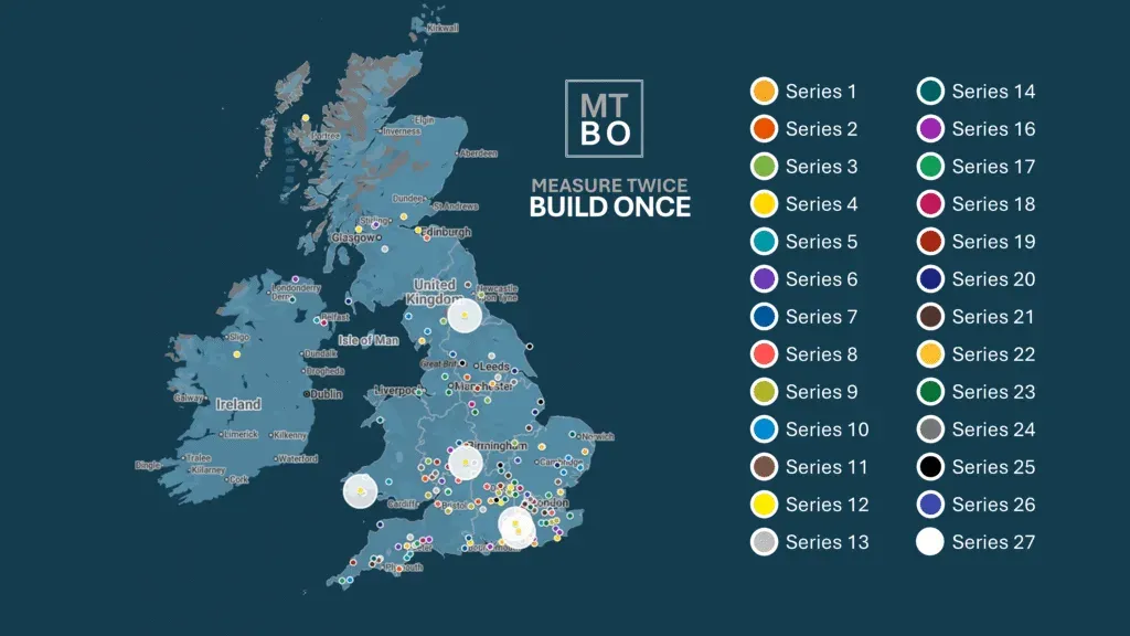 The Ultimate Grand Designs Map