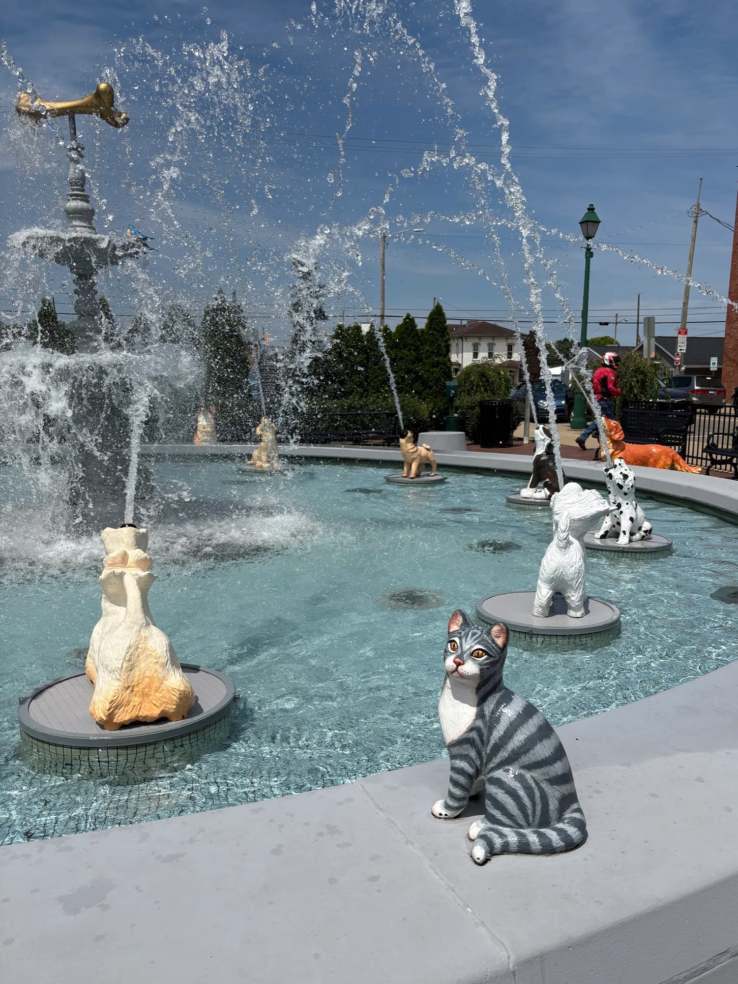 South Main Plaza Dog Fountain