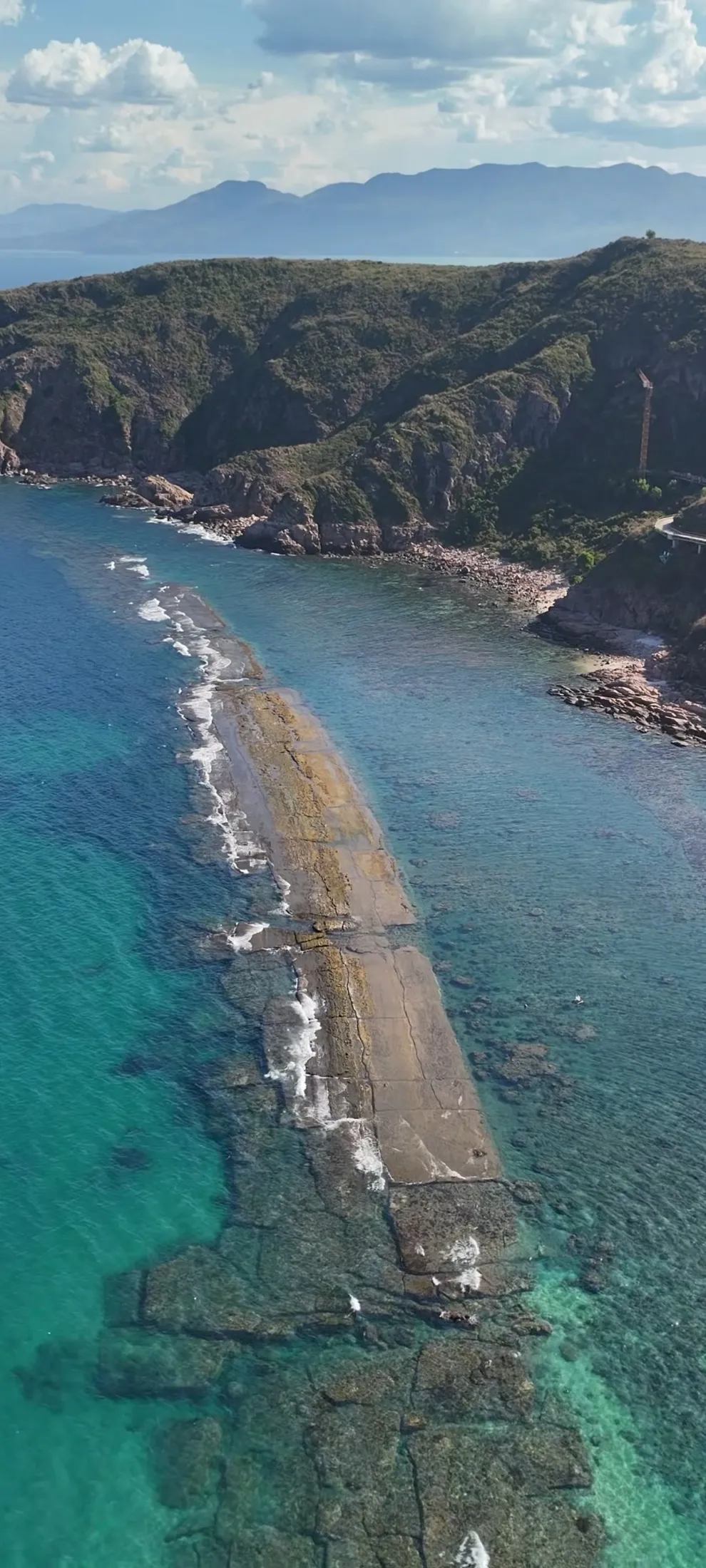 Ancient Underwater Wall of Nhon Hai