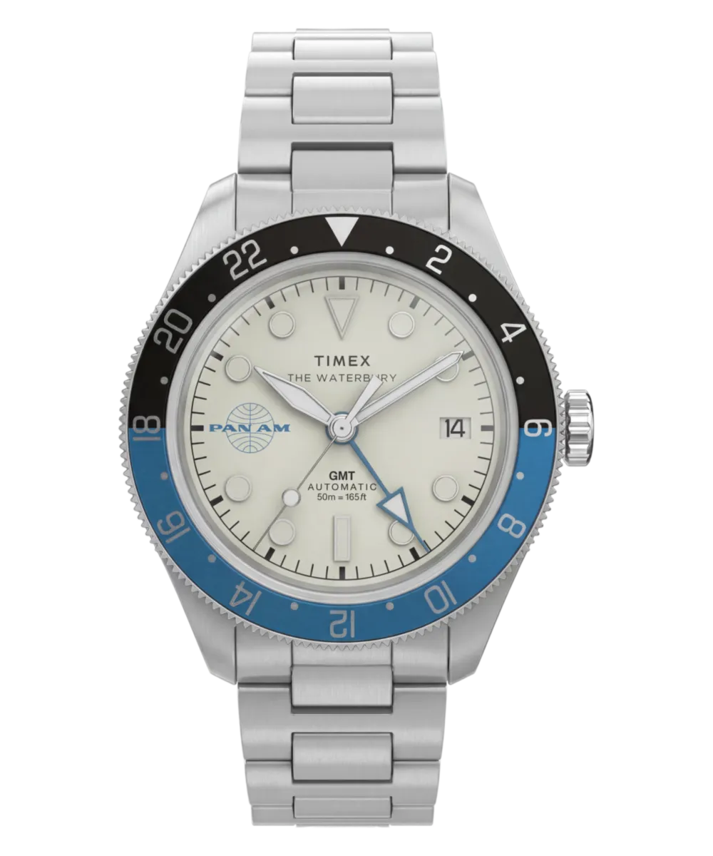 Pan Am x Timex Waterbury Automatic GMT