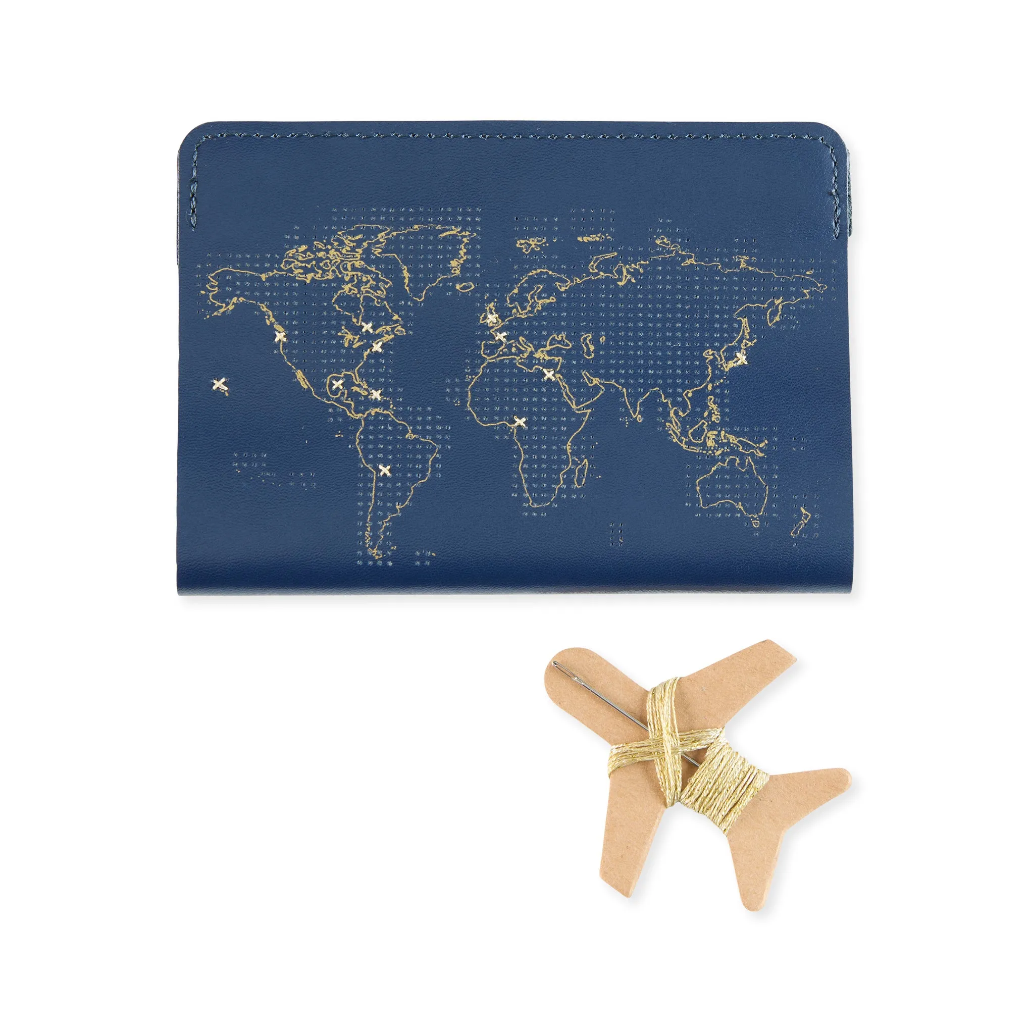 Stitch Your Travels Passport Cover DIY Kit