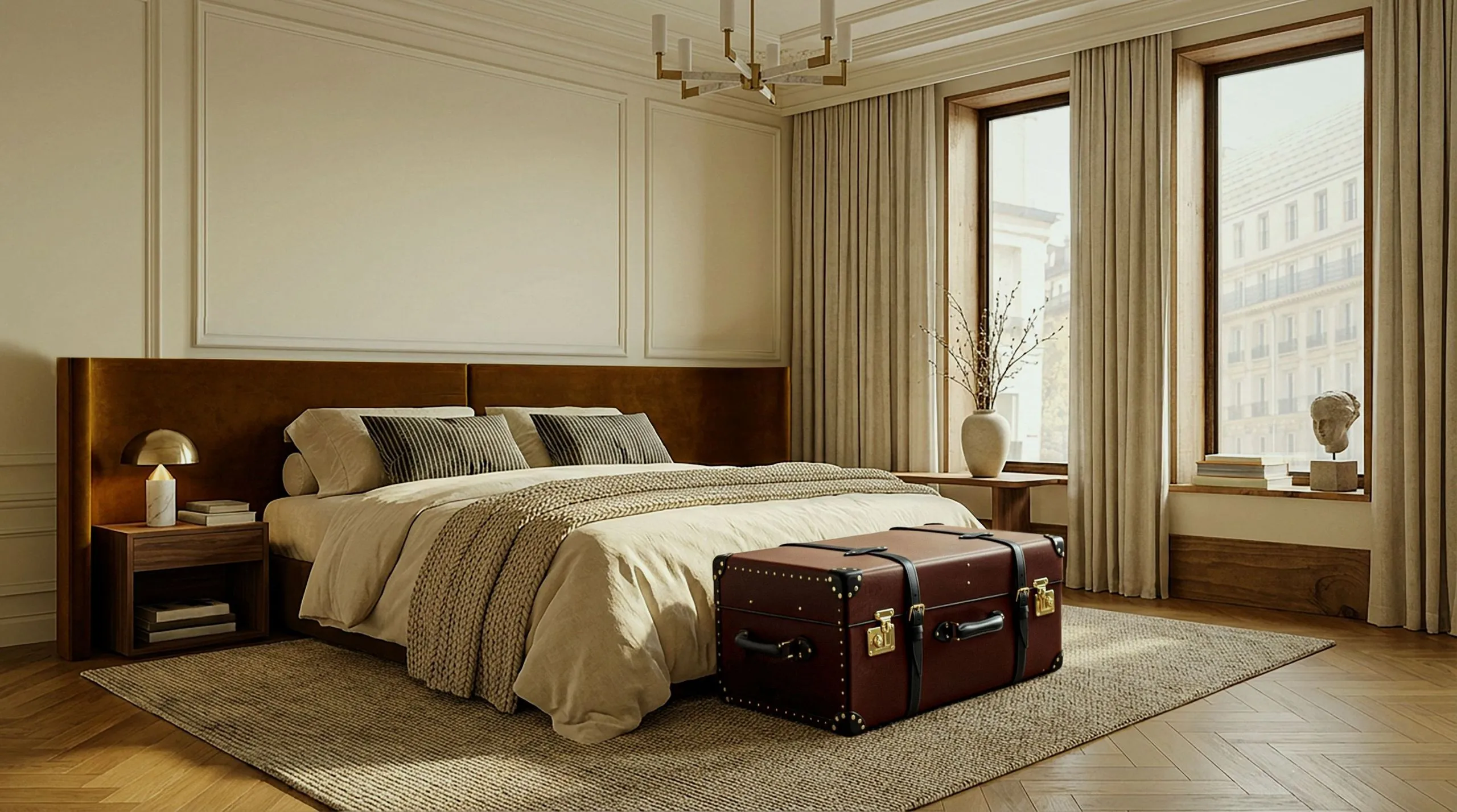 Globe-Trotter Steamer Home Trunk
