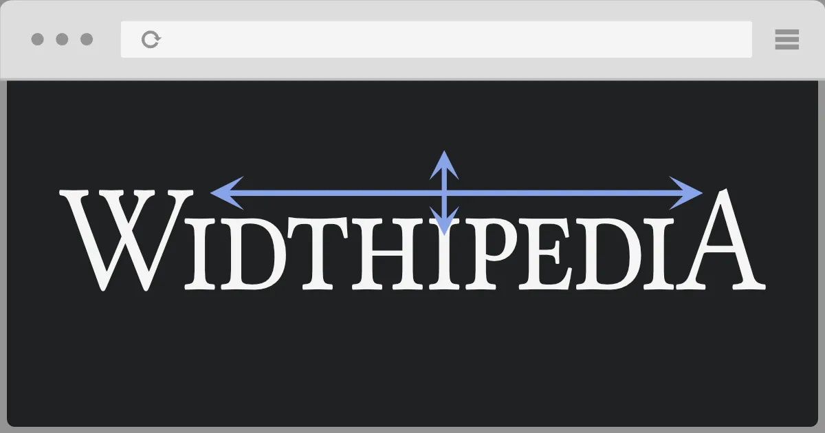 Widthipedia