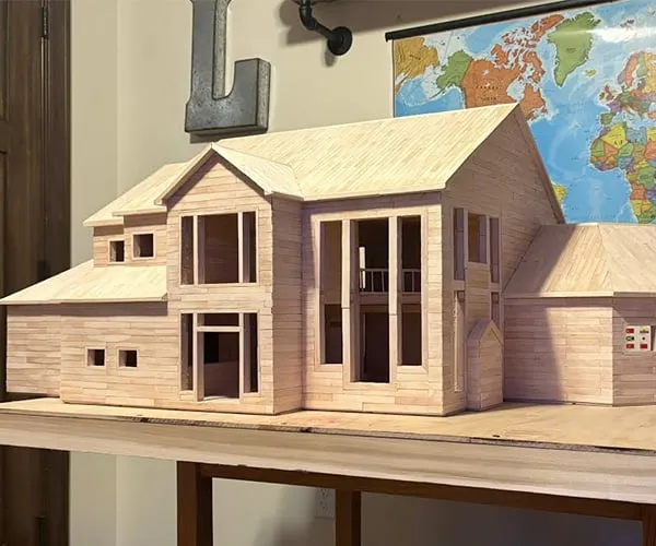 The Popsicle Stick House