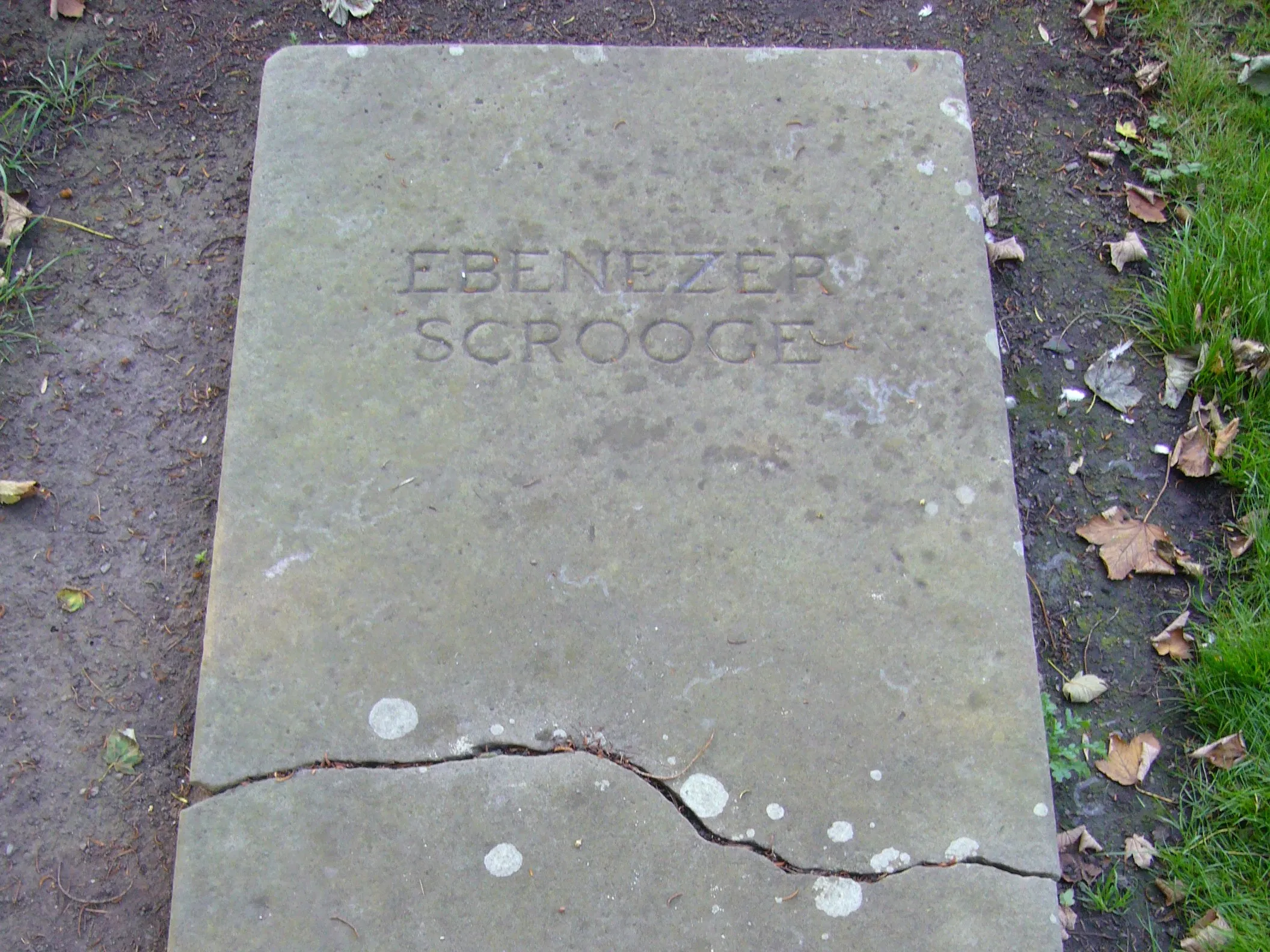 Ebenezer Scrooge's Gravestone