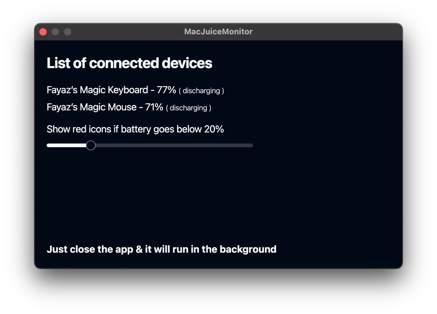 Mac Juice Monitor