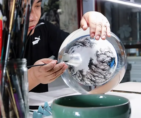 Painting Inside a Crystal Ball
