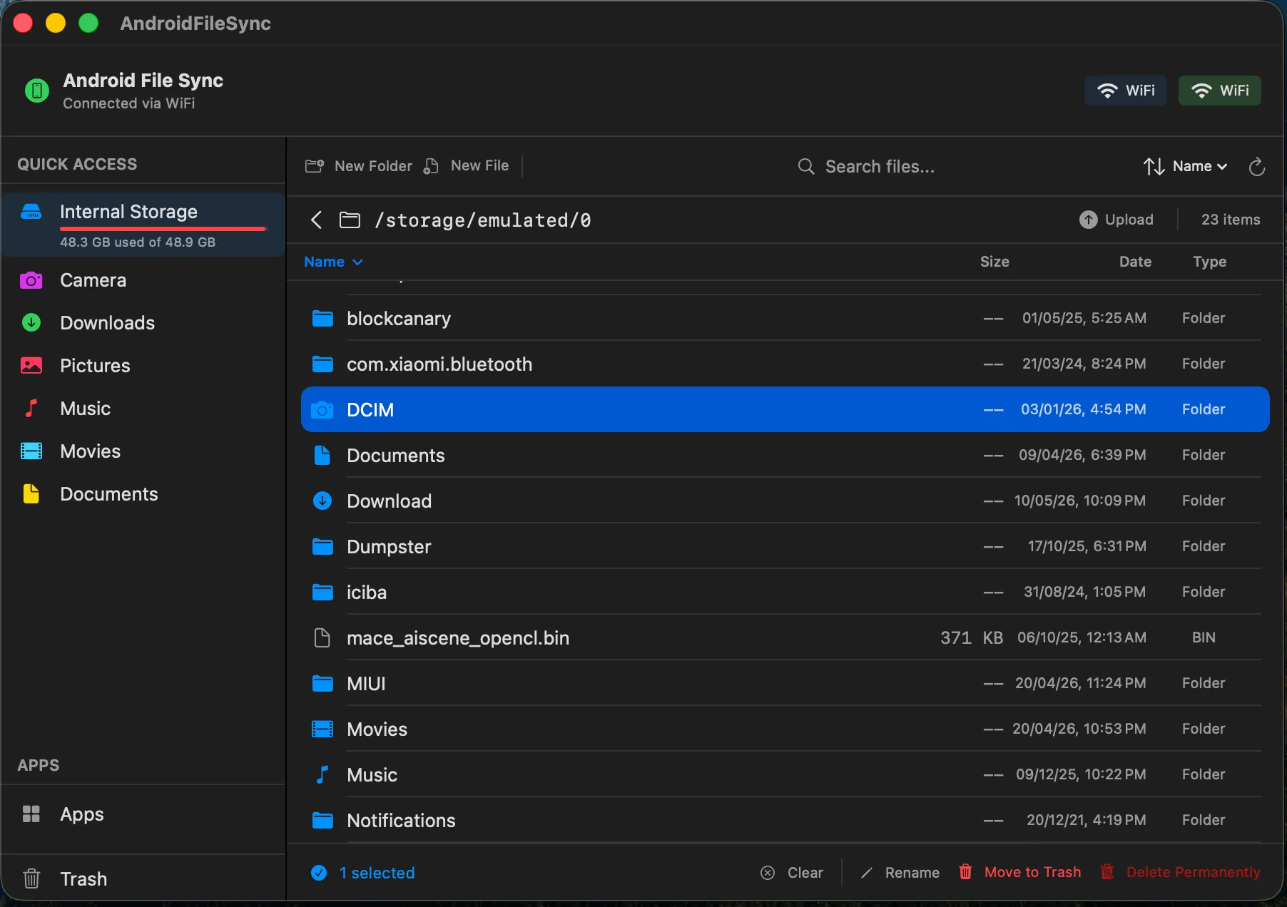 AndroidFileSync