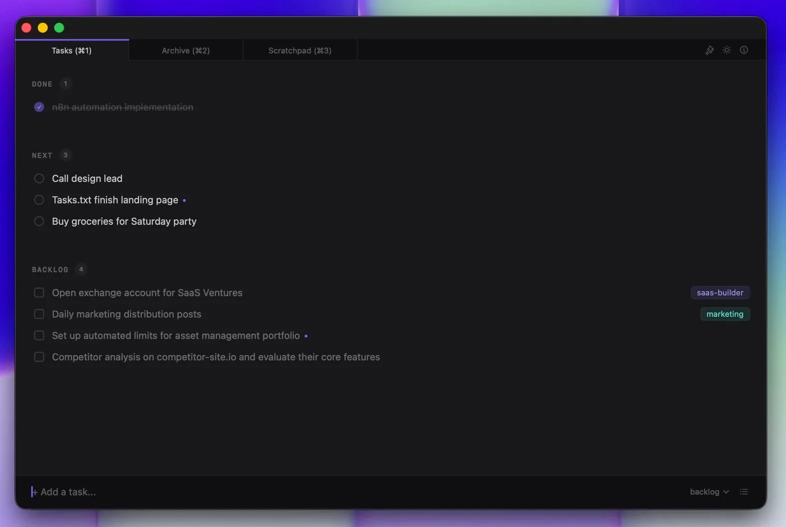 Tasks.txt