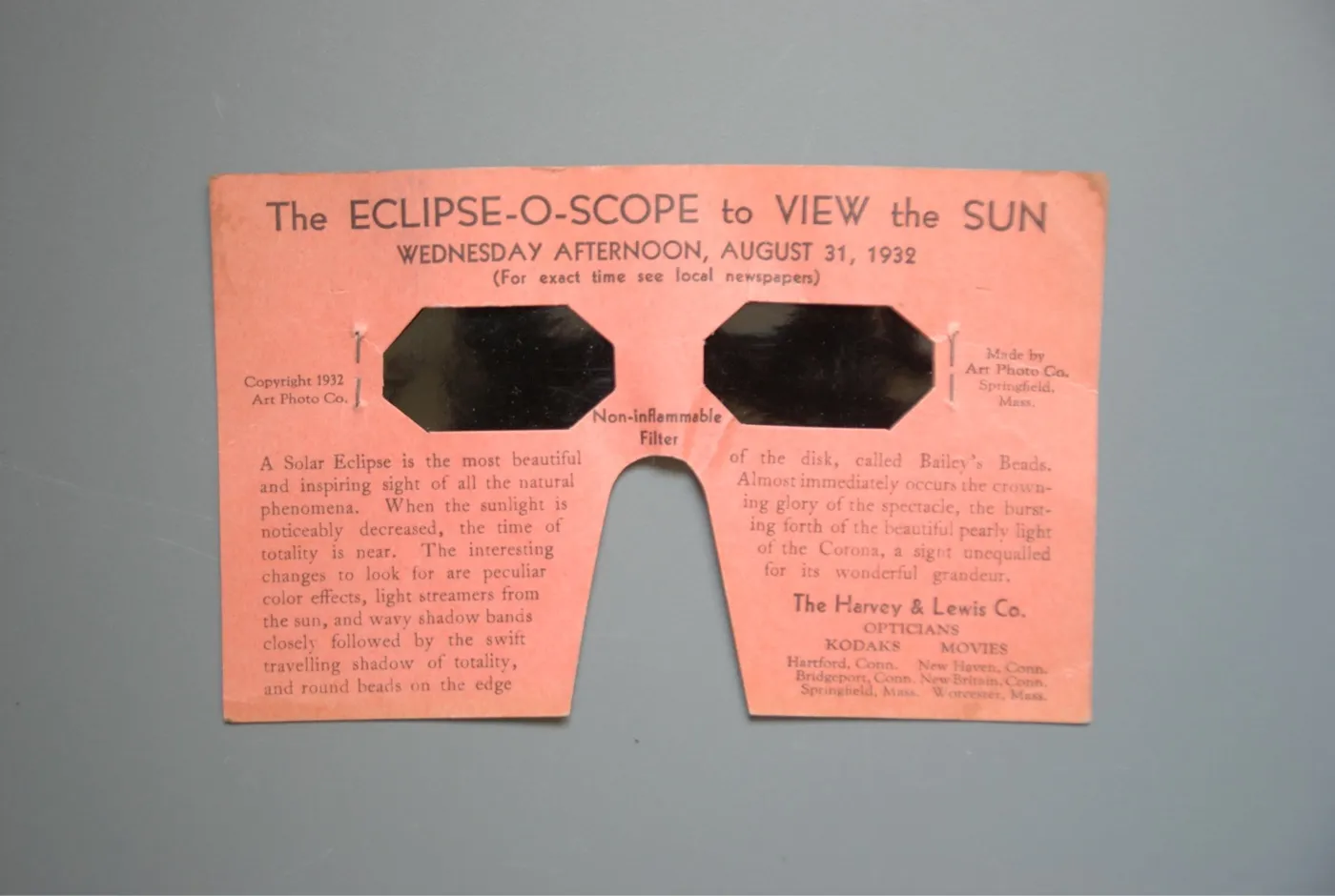 The Hopkins Observatory Eclipse Viewers