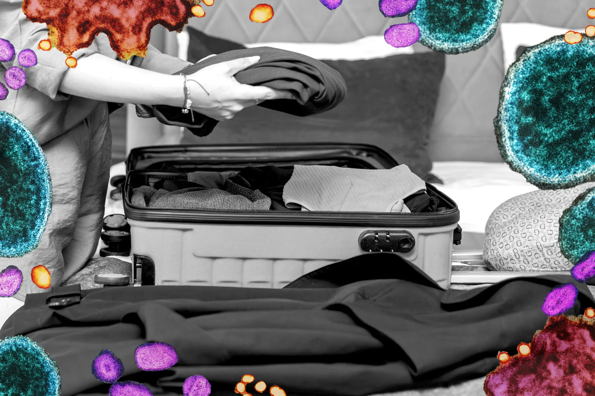 Why You Shouldn't Put a Suitcase on the Hotel Bed