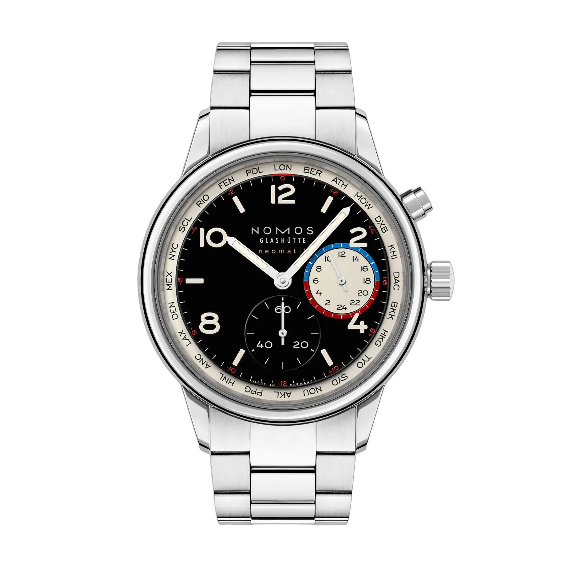 NOMOS Club Sport neomatik Worldtimer dark