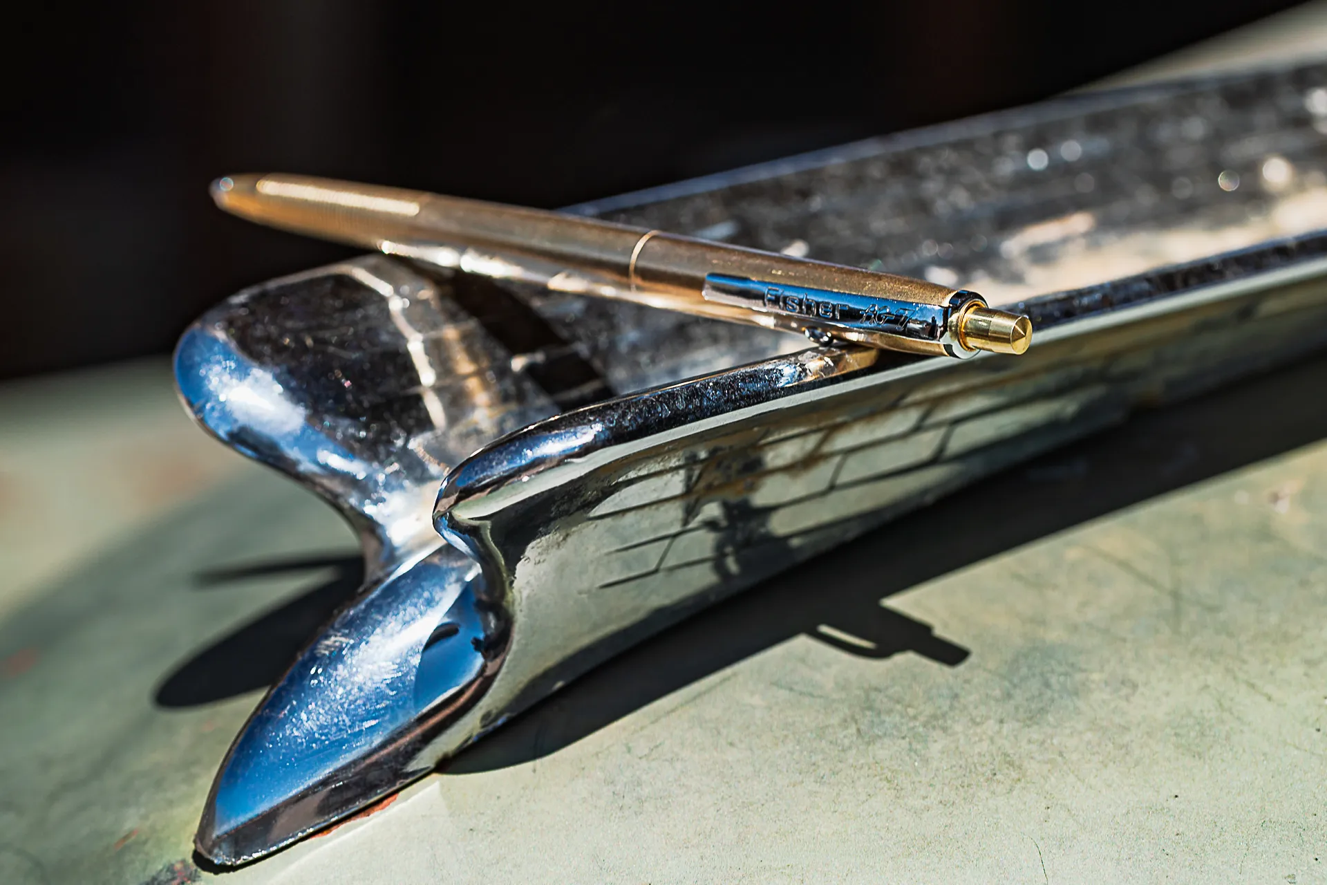 Fisher Raw Brass AG7 Astronaut Space Pen