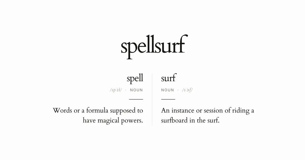 Spellsurf