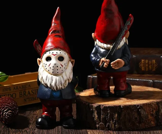 Horror Movie Garden Gnomes