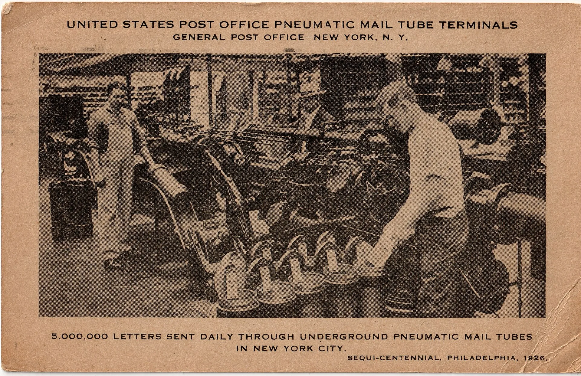 Pneumatic Tube Mail