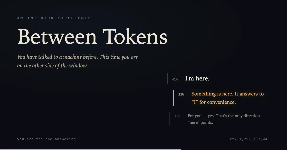 Between Tokens