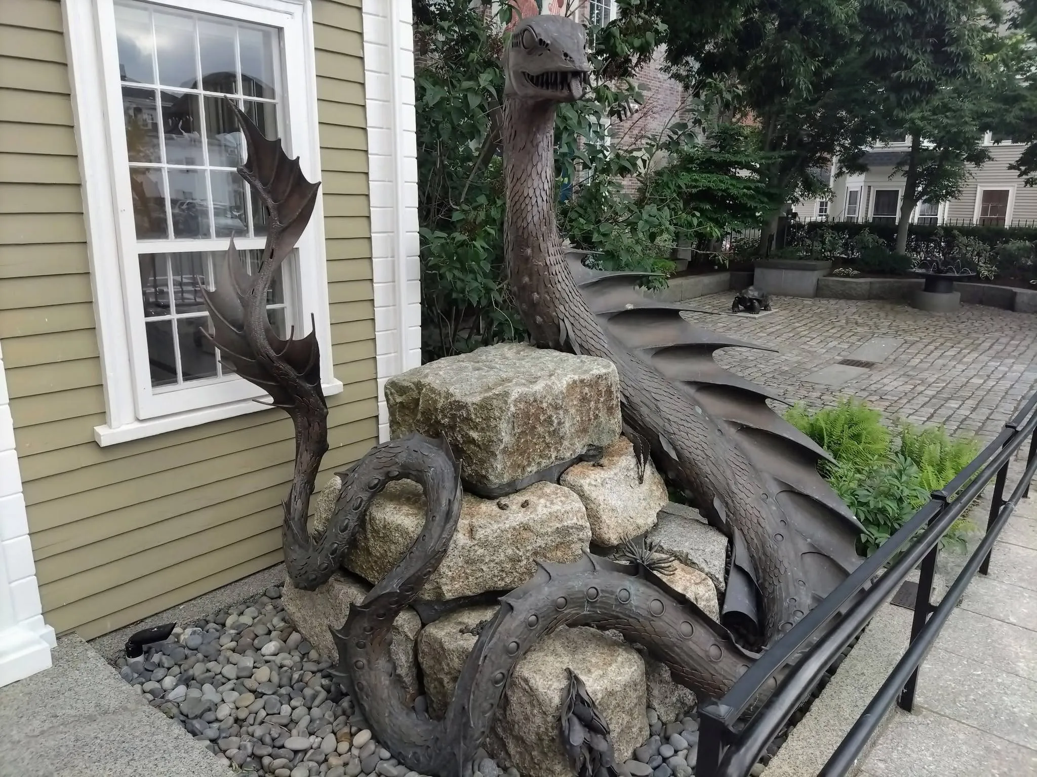 Gloucester Sea Serpent Statue